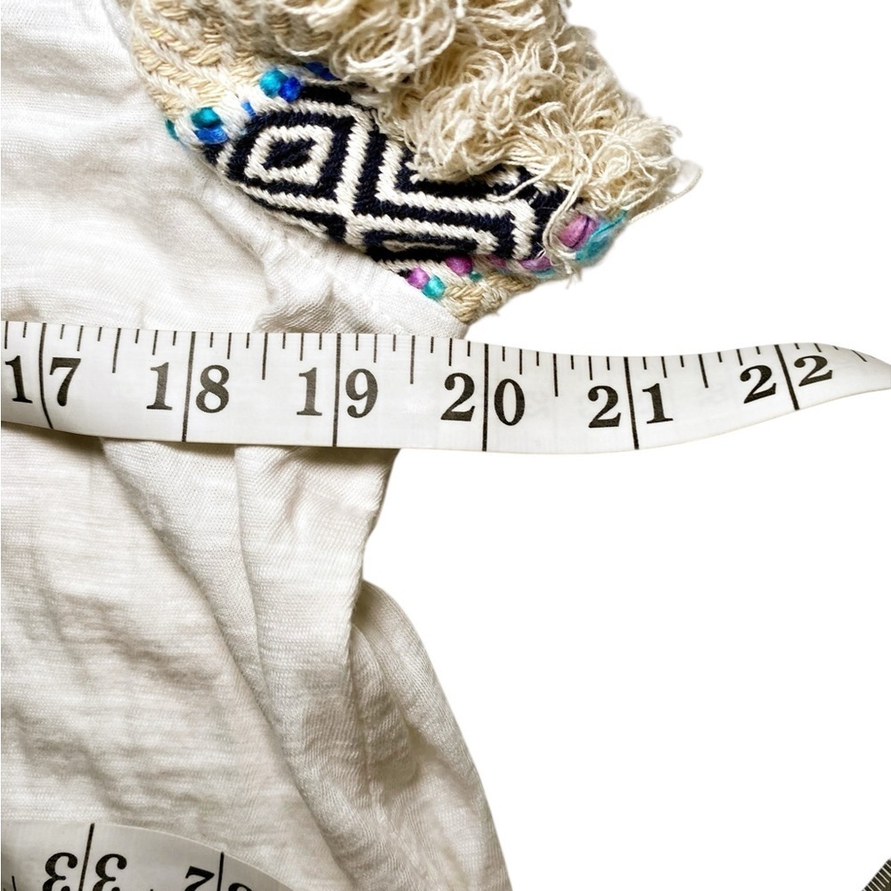 THML Boho Embroidered White Blouse - Picture 11 of 13